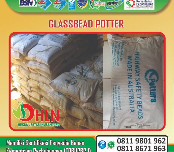 GLASS BEAD POTTER MARKA JALAN JUAL RAMBU, PABRIK CAT MARKA