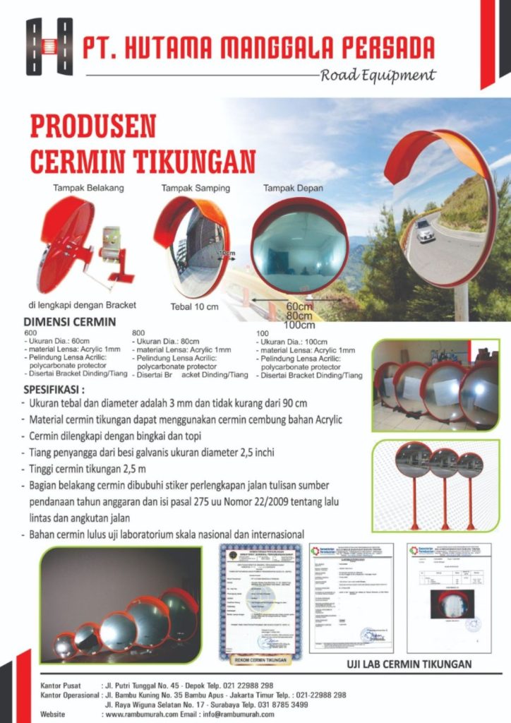 Pabrik Cermin Tikungan, Jual Convex Mirror, Pabrik Convex Mirror, Jual Cermin Tikungan, Jual Cermin Jalan, Pabrik Cermin Jalan, Jual Kaca Cembung Jalan, Jual Cermin Cembung Jalan